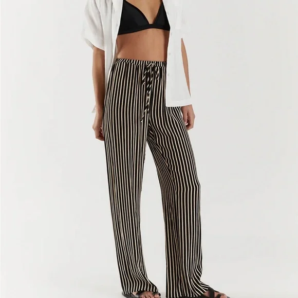 DISSH RORY STRIPE DRAWSTRING PANT - Picture 2 of 5